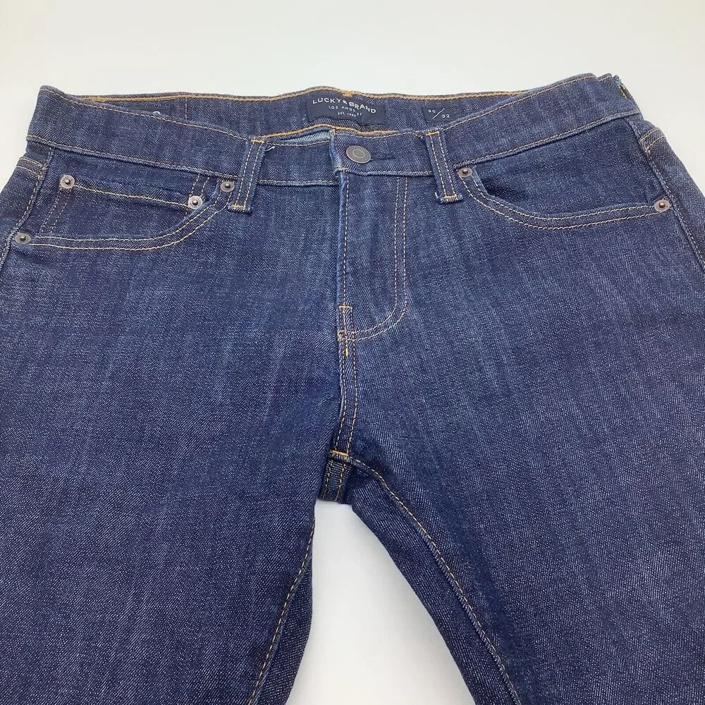 Lucky Brand Mens 110 Slim Fit Jeans Blue Size 30 x 32‎ (Actual 32 x 32)